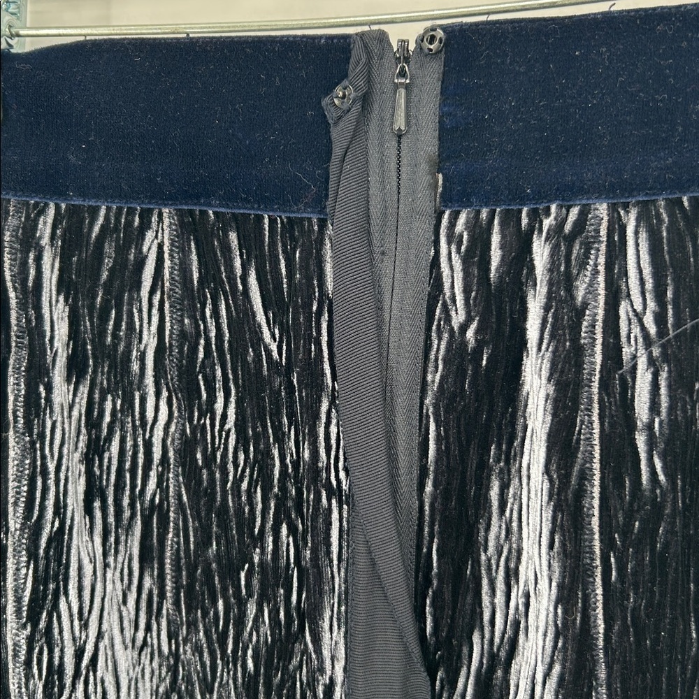 Byron Lars Women’s Beauty Mark crushed velvet pencil skirt Size 4 - Picture 9 of 11